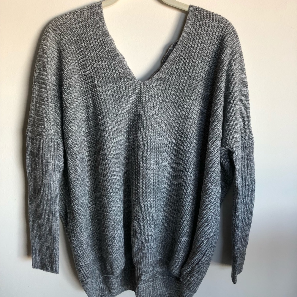 Grey Knit Sweater